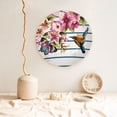 thumbnail image 5 of Kdxio Bird and Floral Bone China Decorative Plate Ceramic Decorative Plate for Home Office Wall Stand Decorative Plates for Home Bedroom-7in, 5 of 6