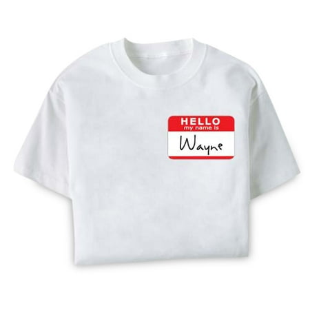 Personalized ''Hello My Name Is'' T-shirt