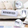 thumbnail image 3 of 6 Pcs Reserved Table Signs, Acrylic Waterproof Clear Reserved Holder Table Signs, 3 of 8