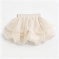 thumbnail image 3 of Guitiannn Girls Summer Tiered Tutu Skirt Ballerina Short Skirt for Toddler Kids Fashionable A Line Partywear Kids Pleated Skirt, 3 of 5