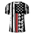 thumbnail image 5 of GaThRRgYP 4th of July Patriotic T-Shirt for Men,mens blouses clearance summer,,Fashion Men Comfortable Printing Short Sleeve Round-Neck Blouses Shirts Multicolor XXXL, 5 of 5