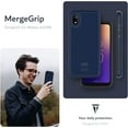 thumbnail image 6 of TUDIA MergeGrip Moxee M2160 Phone Case MH-T6000 / Ans Artia P600 Case Heavy Duty - Indigo Blue, 6 of 6