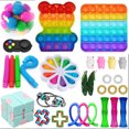 thumbnail image 1 of 30Pcs Sensory Toys Set, Stress Relief Finger Training Dimple Games Kit, 1 of 1