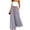 Purple #004, variant on Women Polka Dot Wide Leg Palazzo Pants, Bohemian Elastic High Waist Long Culottes with Pockets, Casual Loose Fit Flowy Trousers for Daily Vacation Beach Wear, L