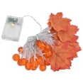 thumbnail image 3 of Cadena de luz colgante Jadeshay Guirnalda de luz hoja de arce PVC luz cálida, 3 of 8