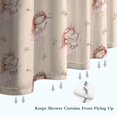 thumbnail image 6 of Princess with Unicorn Pattern Shower Curtain 36"x72" ,Bathroom Decorative Shower Curtains Set with 12 Hooks,Modern Waterproof Washable Shower Curtain, 6 of 6