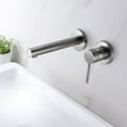 thumbnail image 6 of Sumerain Wall Mount Bathroom Faucet Brushed Nickel,Valve Included, 6 of 12