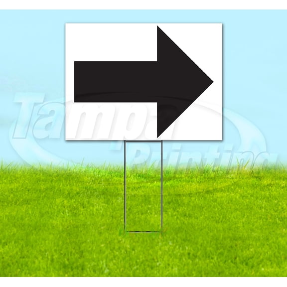 Ammo Right (18" x 24") Yard Sign, Includes Metal Step Stake