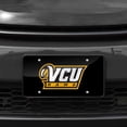 thumbnail image 2 of VCU Rams Black Mirrored Laser Cut License Plate Laser Tag, 2 of 8