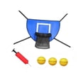 thumbnail image 2 of Juego de aro de baloncesto para trampolín, accesorios para trampolín, fácil instalación, portería de baloncesto blanda para entrenamiento, la mayoría Amarillo, 2 of 8