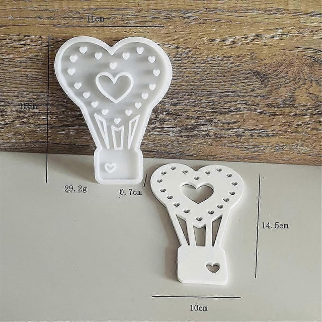Hot Air Balloon Silicone Mold Gypsum DIY Xingxing Aixin House Decoration Mold Tea Candle Holder Cem