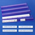 thumbnail image 3 of WJCA Mahjong Tile Rack and Pusher Combo, 4-Piece All-in-One Set for American Style Gameplay, Modern Tabletop Accessories, Purple, 3 of 7
