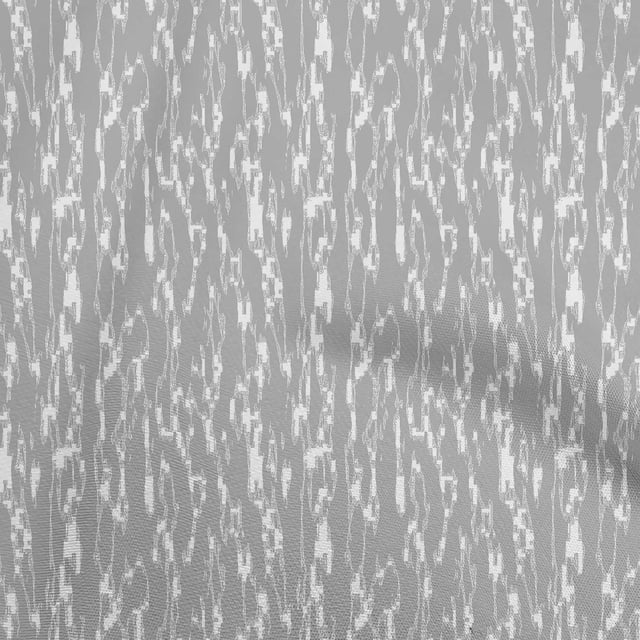oneOone Polyester Spandex Gray Fabric Abstract Fabric For Sewing Printed Craft Fabric By The Yard 56 Inch Wide-B0