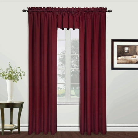 METRO 54" X 63" WINDOW CURTAIN PANEL BURGUNDY