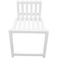 thumbnail image 5 of Folding Entryway Shoe Changing Stool White Wall Mounted Solid Wood Porch Chair White, 5 of 9