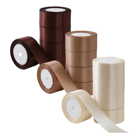 15 rolls of 4cm wide decorative gift ribbons, for party and Christmas decoration, total length 342.75m