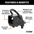 thumbnail image 2 of CURT 45006 Bolt-On 2-Inch ATV, UTV Trailer Hitch Receiver Adapter, 2 of 6