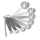 thumbnail image 4 of Cuchara medidora de acero inoxidable con escala, juego de cucharas para condimentar, herramienta para hornear para cocina casera, 9 piezas/juego, 4 of 14
