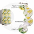 thumbnail image 4 of Shower Curtain, Watercolor Lemon Green Leaves Waterproof Shower Curtain Set with Hooks for Bathroom Showers,Stalls and Bathtubs,60x72In Retro Linen, 4 of 9