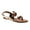 Gold, variant on Petalia Girls Buckle Closure Open Toe Kids Sandals, Gold, 4
