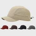 thumbnail image 2 of Adjustable Baseball Caps Hip Hop Quick Dry Short Brim Golf Dad Hat Sun Protection Cotton Snapback Caps Men Women grey, 2 of 5