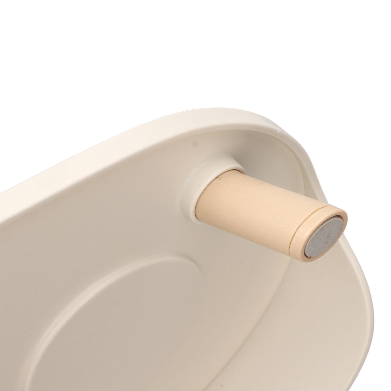 BOKYAN Ceramic Raised Cat & Dog Bowls – Anti‑Slip, Double‑Bowl, Cervical Spine Support, Spill‑Proof, Easy to Clean – White