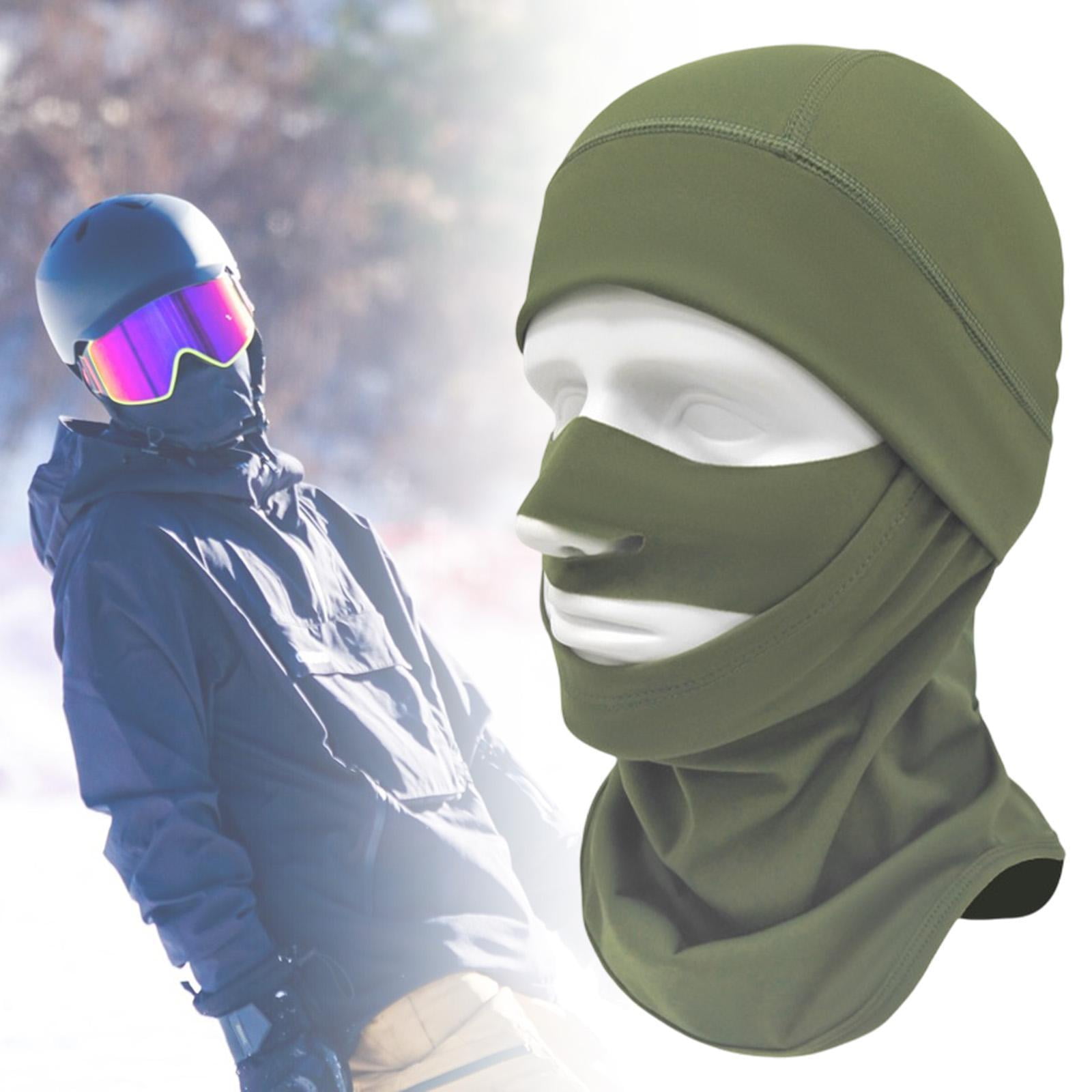 Baoblaze Men Women Winter Ski Balaclava for Ski Outdoor Sports Bike Green