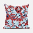thumbnail image 4 of Flying Floral Paisley Indoor/Outdoor Pillow with Removable Cover in Red White Blue26x26, 4 of 6