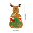 thumbnail image 2 of AURARMLET Brown Felt Wall Calendar with 24 Pockets, Holiday Advent Organizer for Door Decor and Seasonal Storage, 2 of 8