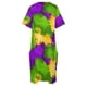 thumbnail image 4 of Mardi Gras Splash-vestido holgado con bolsillos para mujer Vestidos de Noche de graduación, 4 of 6