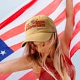 thumbnail image 4 of U.S. 250th Anniversary Retro Washed Cap, Trendy Embroidery  Adjustable U.S. 250th Anniversary Tribute Hat, Patriotic Cap for Outdoor Workout, 4 of 4