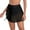 Black, variant on Ocean Blues Women's High-Waisted Swim Skirt with Mesh Splicing Swimsuit Skirt Ruched Drawstring Skirted Swim Bottoms with Built-in Briefs Size XXL
