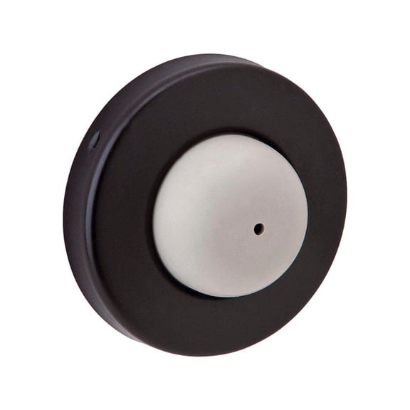 Lves 2-1/2 in. H x 1 in. W x 3/8 in. L Brass Oil Rubbed Bronze Wall Door Stop Mounts to Wall - Case of: 1