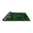 thumbnail image 2 of Ahgly Company Indoor Rectangle Oriental Emerald Green Modern Area Rugs, 2' x 4', 2 of 4