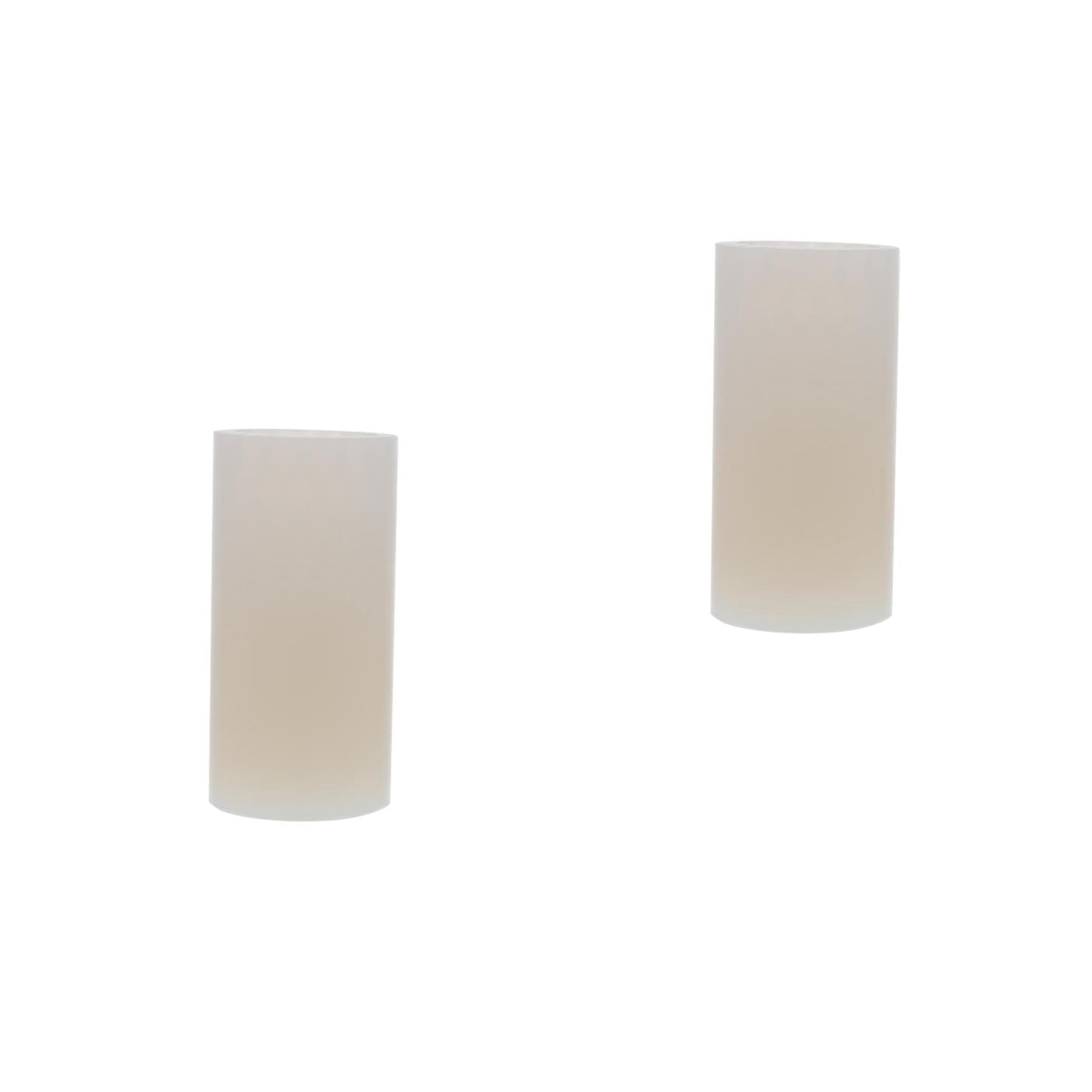 TAILTOSS  DIY Scented Candle Mold White Silicone for Crafting and Home Projects 2Pcs