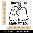 thumbnail image 2 of Thanks for Being My Boo Ghost Love Anniversary Square Rubber Stamp Stamping Scrapbooking Crafting - Large 2.75in, 2 of 7