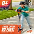 Nerf Blaster Scooter 2.0, Shoots Nerf Darts, 2 Wheels, Outdoor Fun