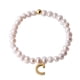 thumbnail image 1 of Pulseras Mujer de Perlas con Iniciales Oro 18k LuckyLy, Modelo Galia blanco UNITALLA, 1 of 6