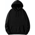 thumbnail image 4 of Women's Winter Long Sleeve Sweatshirt Comfortable, Soft Hoodie with Cross and Pink Bow, 4 of 7