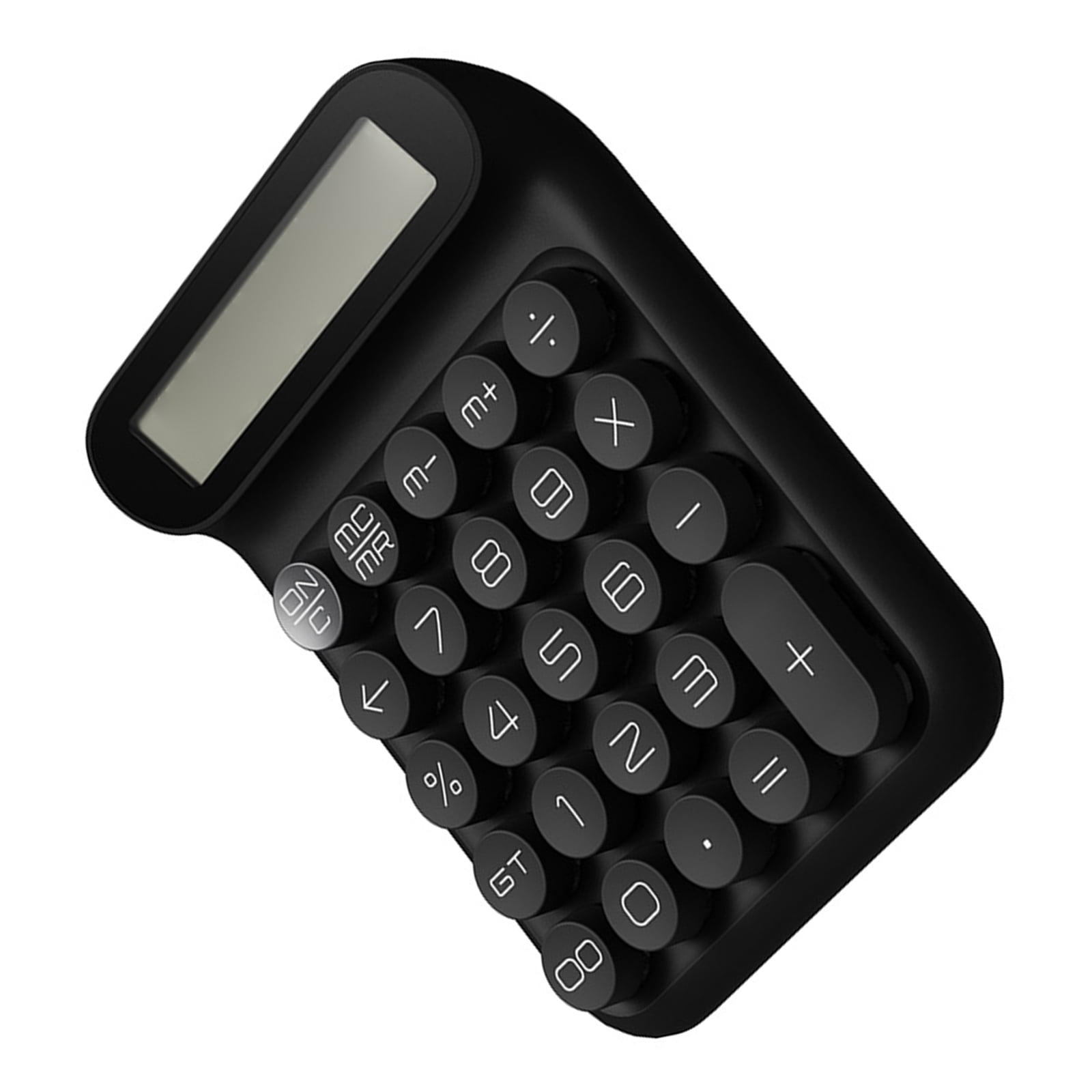 Shock Resistant Mechanical Key Calculator ABS Plastic Build Long Comfort Key Tactiles Response Clear Screen Equipment