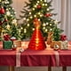 thumbnail image 5 of LED Christmas Tree Candle Ornament with Timer, Flameless Electronic Candle Light for Holiday Decor, Home Tabletop Fireplace Mantel Party Wedding Festival Celebration Decoration, Warm White Lights, 5 of 6