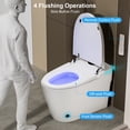 thumbnail image 4 of Smart Bidet Toilet with Heated Seat & Warm Air Dryer - Auto/Foot Flush, Adjustable Water Settings, Self-Cleaning Nozzle, Energy-Saving, 4 of 7