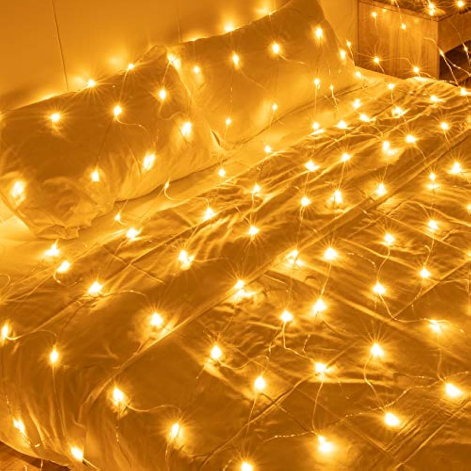 Wick's Outdoor Living MESH 6 x 10 ft Outdoor LED String Lights, 6-Pack
