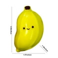 thumbnail image 3 of Adorable juguete de plátano para aliviar el estrés y el juego sensorial. Espuma elástica suave, ideal para todas las edades. Compacto y portátil con expresión linda., 3 of 6