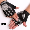 thumbnail image 4 of Guantes de Ciclismo de medio conducir silla de ruedas sin s Gris L kusrkot Guantes de ciclismo, 4 of 7