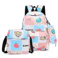 thumbnail image 1 of AMERTEER Cartoon Print Backpack Lightweight Bookbag Multifunctional Backpack (Light Pink), 1 of 2
