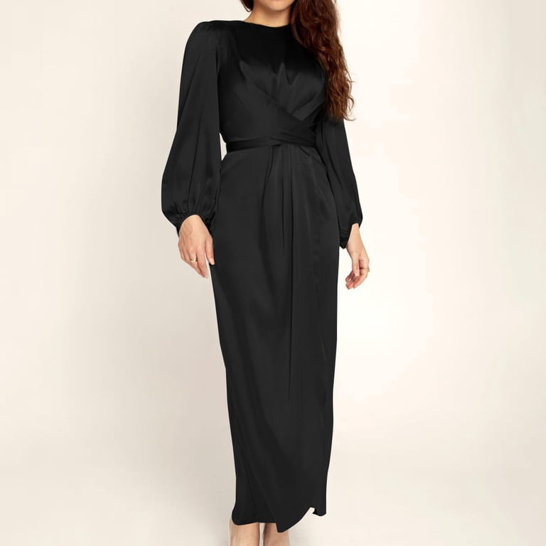 knit dresses for work Sngxgn Mini Sweater Dress Women, Button up Long Sleeve for in Fall(Black,XXL) hide-product-from-plp