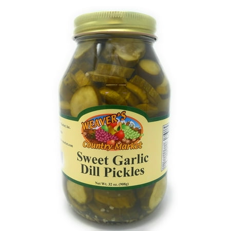 Weaver's Country Market Sweet Garlic Dill Pickles