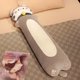 thumbnail image 1 of 130CM Kawaii Cats Long Pillow Plush Toys Furry Animal Plushie Sleep Pillow Bell Cat Cushion Lovely Animal Doll for Girls Giftgray70cm Deng Xun unisex, 1 of 2