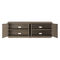 thumbnail image 3 of Mansfield Rectangular TV Stand for TV's up to 78" in Antiqued Gray Oak, 3 of 9